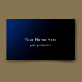 Blue Gradient Modern Stylish Custom Professional Visitekaartje