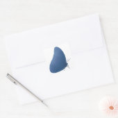 Blue Gradient Morpho Sticker (Envelop)