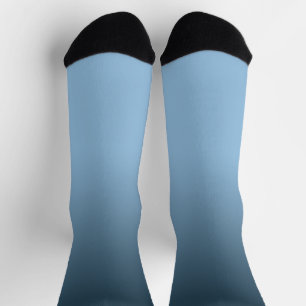 Blue Gradient Ombré Crew Sokken