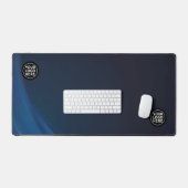 Blue Gradient Professional Desk Mat Muismat (Keyboard & Muis)