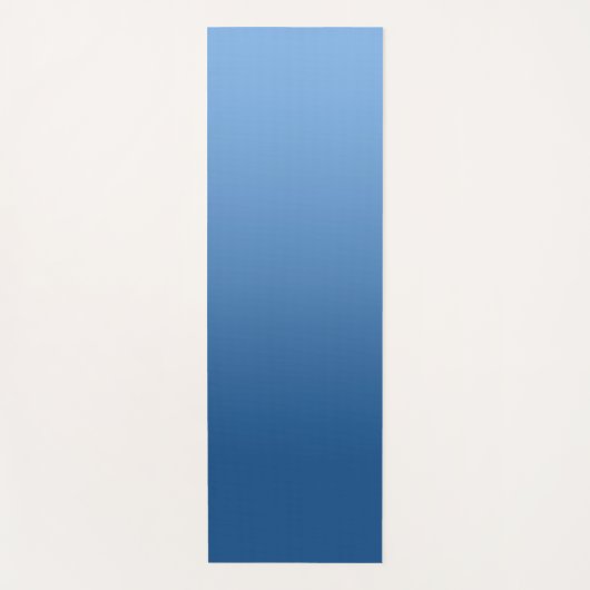 Blue Gradient Yoga Mat (Voorkant)