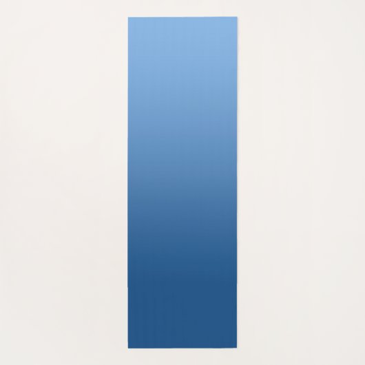 Blue Gradient Yoga Mat (Achterkant)