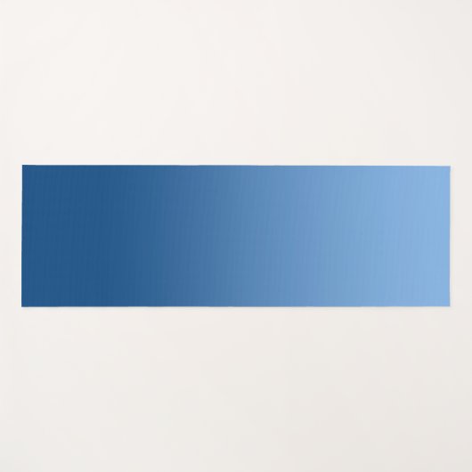 Blue Gradient Yoga Mat (Voorkant (horizontaal))