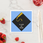 Blue Graduation Party Napkins Servet (Insitu)