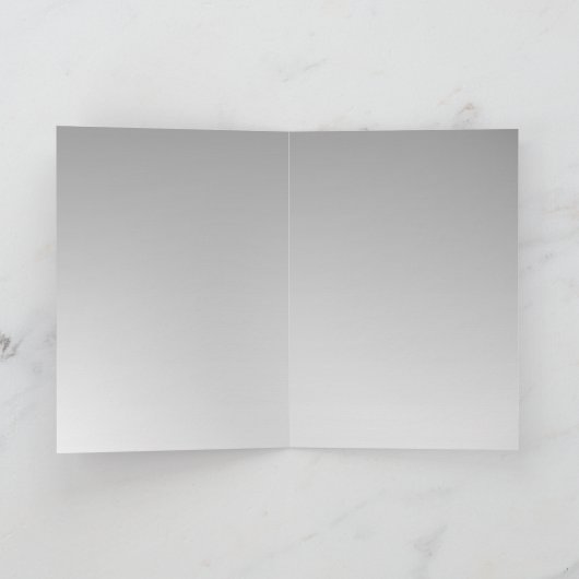 blue graducap in Silver - Gefeliciteerd Kaart (Binnen)