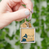 Blue Gramophone Premium Sleutelhanger (Hand)