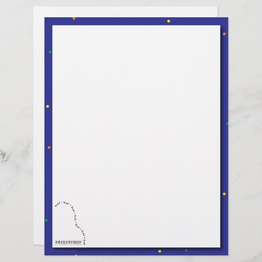 Blue Grand Piano-overweging (Voorkant / Achterkant)