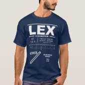 Blue Grass Airport LEX T-shirt (Voorkant)