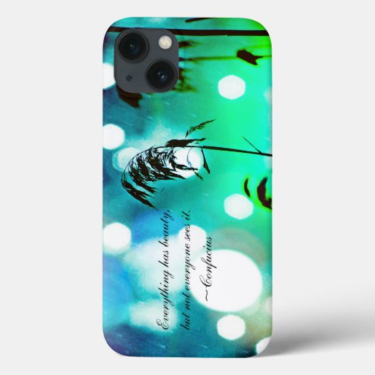 Blue Grass Drama Sparkle iPad Case (Achterkant)