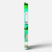 Blue Grass Drama Sparkle iPad Case (Achterkant / Links)