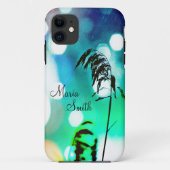 Blue Grass Drama Sparkle iPhone5 Hoesje *Personali (Achterkant)