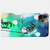 Blue Grass Drama Sparkle Phone Case*Personaliseren Case-Mate iPhone Case (Achterkant (horizontaal))