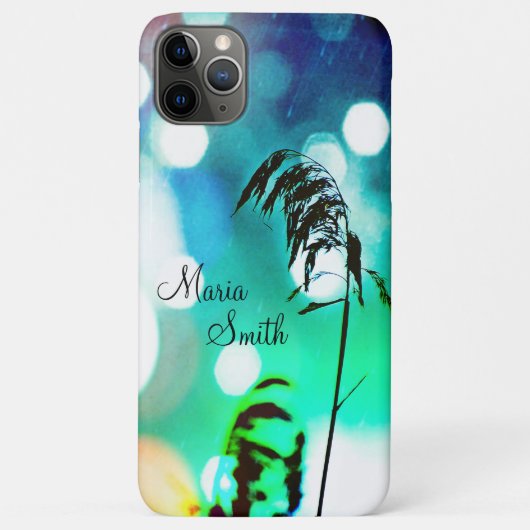 Blue Grass Drama Sparkle Phone Case*Personaliseren Case-Mate iPhone Case (Achterkant)