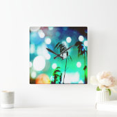 Blue Grass Drama Sparkle Wall klok (Huis)