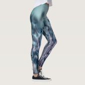 Blue Grass Dream Abstract Leggings (Rechts)