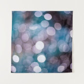 Blue Gray Backgorun Bokeh Wandkleed (Voorkant (horizontaal))