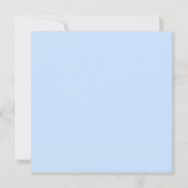 Blue Gray Elephant Polka Dot Boy Baby shower Kaart (Achterkant)