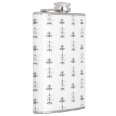 Blue Gray Green Geometric Heupfles (Rechts)