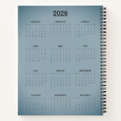 Blue Gray Notitieboek (Achterkant)