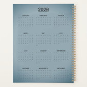 Blue Gray   Planner (Achterkant)