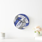 " blue gray " , speciaal ontworpen volleybalzaal v ronde klok (Huis)