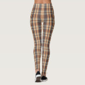 Blue Gray Tan Madras Pset Summer Leggings (Achterkant)