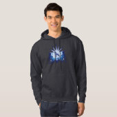 Blue Great Dane Logo Hoodie (Voorkant volledig)