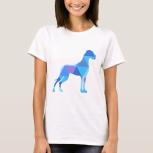 Blue Great Dane Triangulus T-shirt
