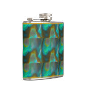 Blue Green Abalone Shell Heupfles (Rechts)