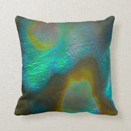 Blue Green Abalone Shell Kussen