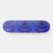 Blue Green Abstract Skateboard (Horizontaal)