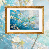 Blue Green Beach Dragonfly  Decoupage Tissuepapier