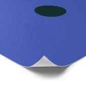 Blue-Green Bowling 10th Birthday Photo Collage Poster (Hoek)