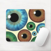Blue Green Brown Iris Eyeball Custom Mousepad Muismat (Met muis)
