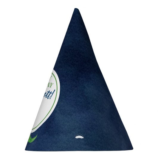 Blue & Green Dinosaur Boy Birthday Feesthoedjes (Rechts)