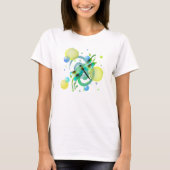 Blue Green Dragonfly-Shirt T-shirt (Voorkant)