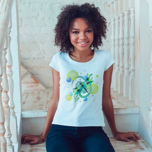 Blue Green Dragonfly-Shirt T-shirt