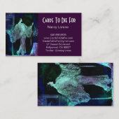 Blue Green Dream - Vanya Visitekaartje (Voorkant / Achterkant)