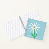 Blue-Green Happy Thoughts with Daisy Notitieboek (Binnen)