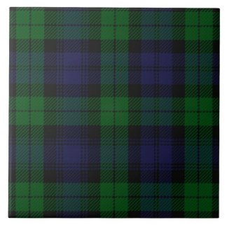 Blue Green Highland Sunderland Tartan Check Tegeltje
