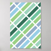 Blue Green Hues Poster (Voorkant)