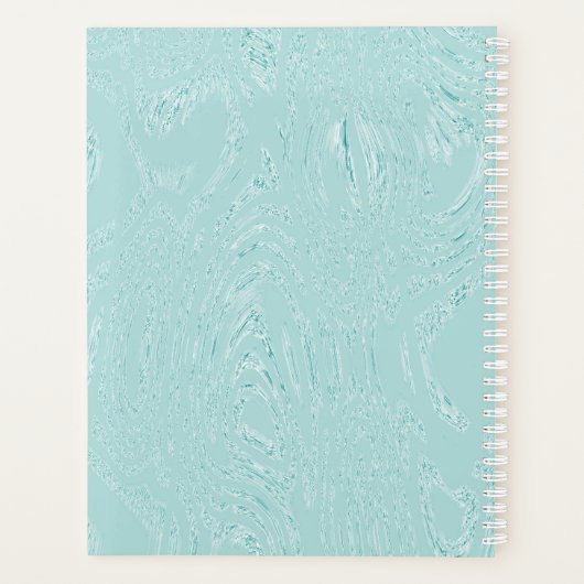 Blue Green Ice Diary Spiral Notitieboek (Achterkant)