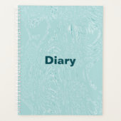 Blue Green Ice Diary Spiral Notitieboek (Voorkant)