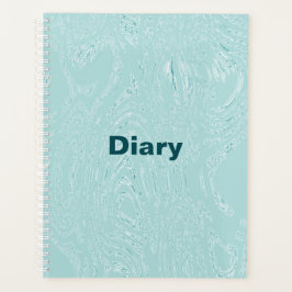 Blue Green Ice Diary Spiral Notitieboek