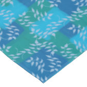 Blue Green Ivy Leaf Waterverf Tafelkleed (Gekanteld)