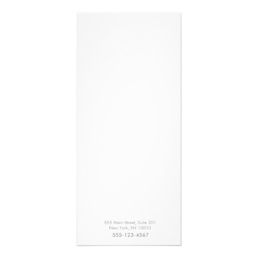 Blue Green Leaves Salon prijslijst Service Menu (Achterkant)