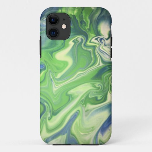 Blue-Green Marged Phone Case (Achterkant)