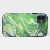 Blue-Green Marged Phone Case (Achterkant (horizontaal))