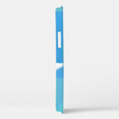 Blue Green Modern Design Persoonlijke iPhone Case (Achterkant / Rechts)