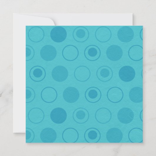 Blue & Green Monkey Fun Foto Verjaardag Uitnodigen Kaart (Achterkant)